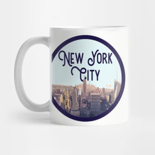 NYC Skyline Decal Mug